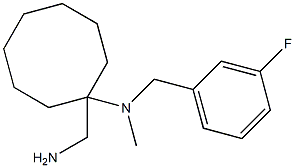  1-(aminomethyl)-N-[(3-fluorophenyl)methyl]-N-methylcyclooctan-1-amine