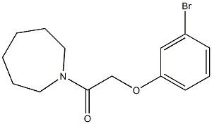 1-(azepan-1-yl)-2-(3-bromophenoxy)ethan-1-one Structure