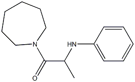 1-(azepan-1-yl)-2-(phenylamino)propan-1-one 化学構造式