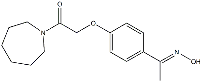 1-(azepan-1-yl)-2-{4-[1-(hydroxyimino)ethyl]phenoxy}ethan-1-one
