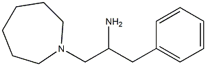 1-(azepan-1-yl)-3-phenylpropan-2-amine 化学構造式