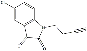 1-(but-3-yn-1-yl)-5-chloro-2,3-dihydro-1H-indole-2,3-dione