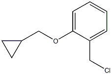 1-(chloromethyl)-2-(cyclopropylmethoxy)benzene Structure