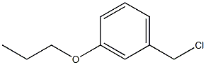 1-(chloromethyl)-3-propoxybenzene Structure