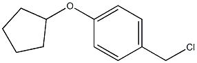 1-(chloromethyl)-4-(cyclopentyloxy)benzene Structure