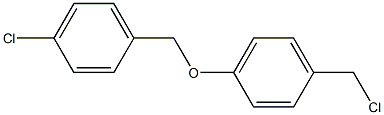 1-(chloromethyl)-4-[(4-chlorophenyl)methoxy]benzene,,结构式