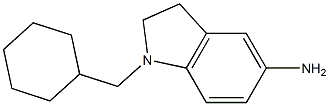 1-(cyclohexylmethyl)-2,3-dihydro-1H-indol-5-amine Struktur