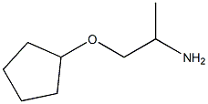1-(cyclopentyloxy)propan-2-amine Struktur