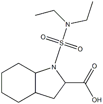 1-(diethylsulfamoyl)-octahydro-1H-indole-2-carboxylic acid|