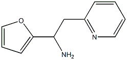 1-(furan-2-yl)-2-(pyridin-2-yl)ethan-1-amine,,结构式