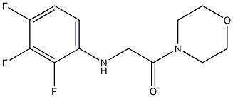 1-(morpholin-4-yl)-2-[(2,3,4-trifluorophenyl)amino]ethan-1-one Structure