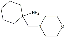 1-(morpholin-4-ylmethyl)cyclohexan-1-amine Structure