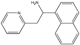 1-(naphthalen-1-yl)-2-(pyridin-2-yl)ethan-1-amine,,结构式