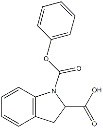 1-(phenoxycarbonyl)-2,3-dihydro-1H-indole-2-carboxylic acid