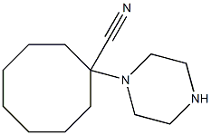1-(piperazin-1-yl)cyclooctane-1-carbonitrile