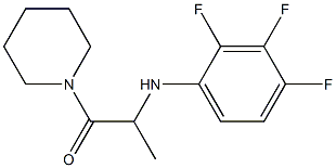 1-(piperidin-1-yl)-2-[(2,3,4-trifluorophenyl)amino]propan-1-one