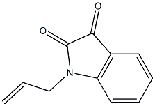 1-(prop-2-en-1-yl)-2,3-dihydro-1H-indole-2,3-dione 结构式