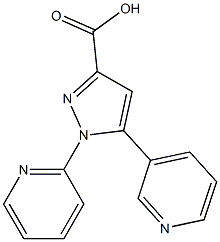  1-(pyridin-2-yl)-5-(pyridin-3-yl)-1H-pyrazole-3-carboxylic acid