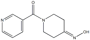 1-(pyridin-3-ylcarbonyl)piperidin-4-one oxime Struktur