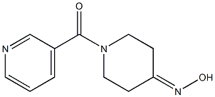 1-(pyridin-3-ylcarbonyl)piperidin-4-one oxime 结构式