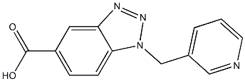 1-(pyridin-3-ylmethyl)-1H-1,2,3-benzotriazole-5-carboxylic acid|