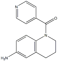 1-(pyridin-4-ylcarbonyl)-1,2,3,4-tetrahydroquinolin-6-amine 结构式