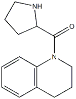 1-(pyrrolidin-2-ylcarbonyl)-1,2,3,4-tetrahydroquinoline 结构式