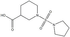 1-(pyrrolidine-1-sulfonyl)piperidine-3-carboxylic acid|