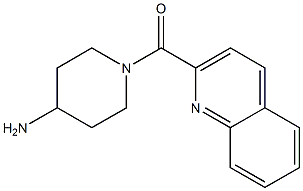 1-(quinolin-2-ylcarbonyl)piperidin-4-amine,,结构式