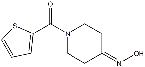 1-(thien-2-ylcarbonyl)piperidin-4-one oxime Structure