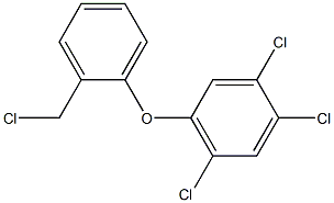 1,2,4-trichloro-5-[2-(chloromethyl)phenoxy]benzene,,结构式