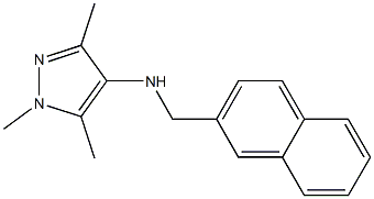 1,3,5-trimethyl-N-(naphthalen-2-ylmethyl)-1H-pyrazol-4-amine