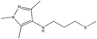 1,3,5-trimethyl-N-[3-(methylsulfanyl)propyl]-1H-pyrazol-4-amine