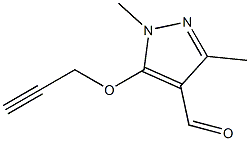 1,3-dimethyl-5-(prop-2-yn-1-yloxy)-1H-pyrazole-4-carbaldehyde