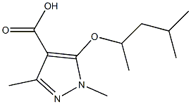 1,3-dimethyl-5-[(4-methylpentan-2-yl)oxy]-1H-pyrazole-4-carboxylic acid