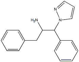 1,3-diphenyl-1-(1H-pyrazol-1-yl)propan-2-amine|