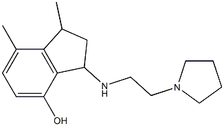 1,7-dimethyl-3-{[2-(pyrrolidin-1-yl)ethyl]amino}-2,3-dihydro-1H-inden-4-ol