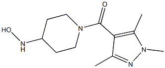 1-[(1,3,5-trimethyl-1H-pyrazol-4-yl)carbonyl]piperidine-4-hydroxylamine