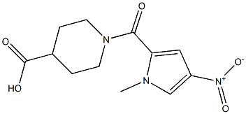 1-[(1-methyl-4-nitro-1H-pyrrol-2-yl)carbonyl]piperidine-4-carboxylic acid