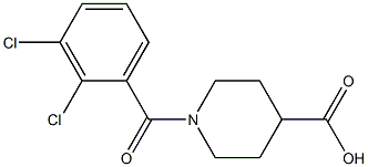 1-[(2,3-dichlorophenyl)carbonyl]piperidine-4-carboxylic acid Structure