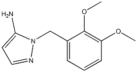 1-[(2,3-dimethoxyphenyl)methyl]-1H-pyrazol-5-amine 结构式