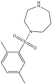 1-[(2,5-dimethylbenzene)sulfonyl]-1,4-diazepane Structure