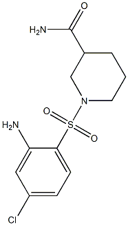  1-[(2-amino-4-chlorobenzene)sulfonyl]piperidine-3-carboxamide