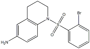 1-[(2-bromobenzene)sulfonyl]-1,2,3,4-tetrahydroquinolin-6-amine