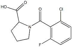 1-[(2-chloro-6-fluorophenyl)carbonyl]pyrrolidine-2-carboxylic acid