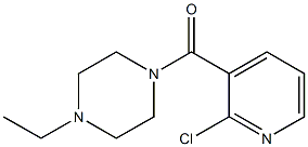 1-[(2-chloropyridin-3-yl)carbonyl]-4-ethylpiperazine Struktur