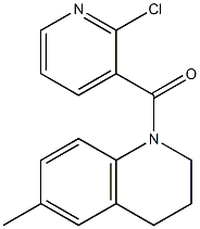 1-[(2-chloropyridin-3-yl)carbonyl]-6-methyl-1,2,3,4-tetrahydroquinoline Structure