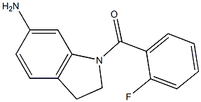  1-[(2-fluorophenyl)carbonyl]-2,3-dihydro-1H-indol-6-amine