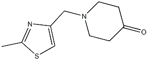 1-[(2-methyl-1,3-thiazol-4-yl)methyl]piperidin-4-one|