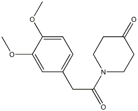 1-[(3,4-dimethoxyphenyl)acetyl]piperidin-4-one